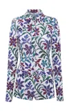 Siedres Dunie Printed Knit Bodysuit In Multi