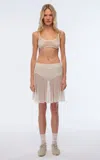 Siedres Enra Crocheted Linen-blend Bralette In Off-white