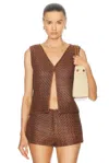Siedres Waistcoats In Brown