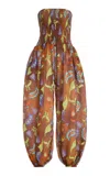 Siedres Siedrés Exclusive La Isla Smocked Jumpsuit In Multi