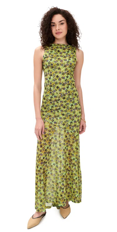 Siedres Fens Dress Multi In Green