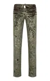 Siedres Fern Devore Velvet Pants