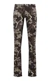 Siedres Flo Floral Velvet Pants