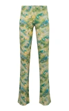 SIEDRES FLO PRINTED FLARED-LEG PANTS