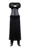 Siedres Florence Sheer Lace Maxi Dress