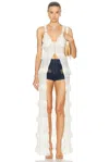 Siedres For Fwrd Duster Tank Top In Ecru