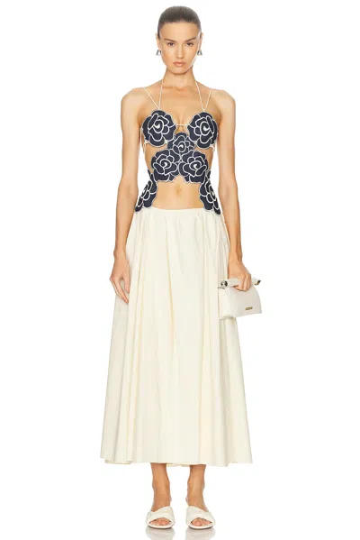 Siedres For Fwrd Sleeveless Long Dress In Multi