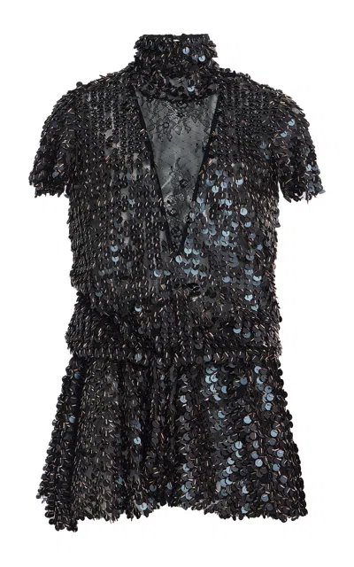 Siedres Siedrés Fryn Sequined Mini Dress In Black