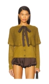 Siedres Herian Cardigan In Brown