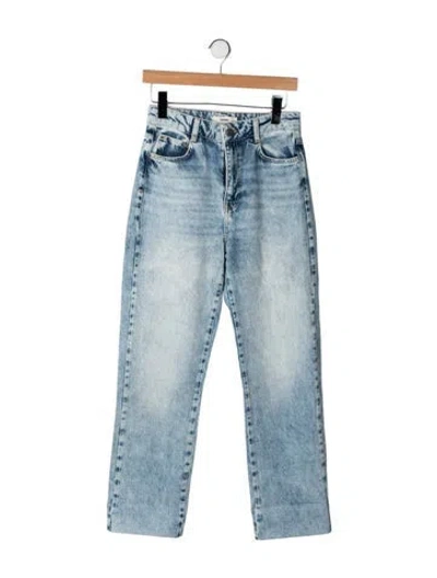 Pre-owned Siedres High-rise Straight Leg Jeans In Blue