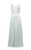 Siedres Ileanna Anglaise Midi Dress In Light Blue