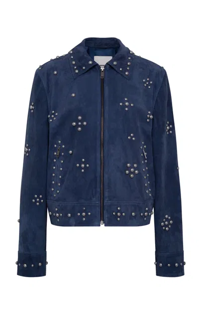 Siedres Ioaris Studded Suede Jacket