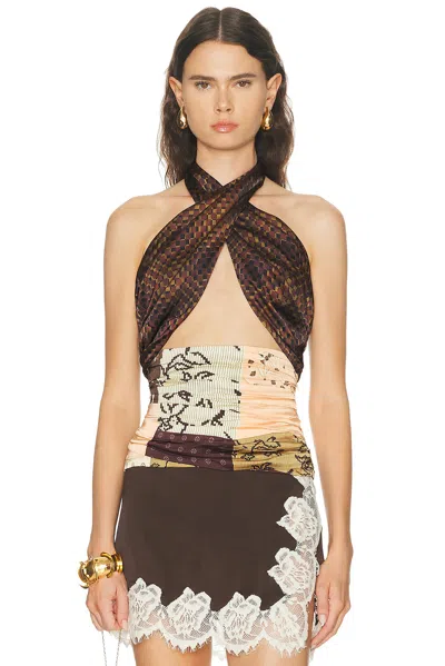 Siedres Izzy Top In Brown