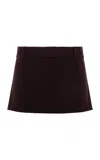 Siedres Jasmy Knitted Mini Skirt In Brown