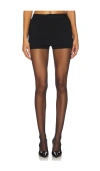 Siedres Jasmy Mini Knit Skort In Black