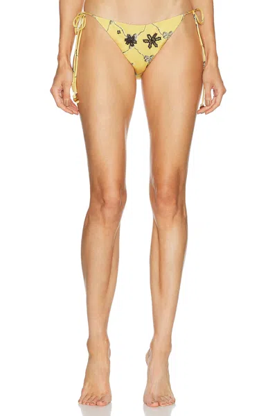 Siedres Juniper Bikini Bottom In Yellow