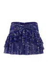 Siedres Kaia Ruffled Mini Skirt
