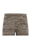 Siedres Lila Wool-blend Mini Shorts In Multi
