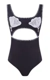 Siedres Lilo Cutout One-piece Swimsuit In Black