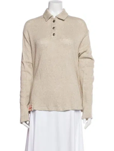 Pre-owned Siedres Linen Sweater In Neutral