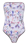 Siedres Lior Strapless One-piece Swimsuit In Multi