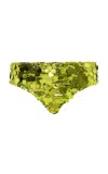 Siedres Lonas Sequined Briefs In Green