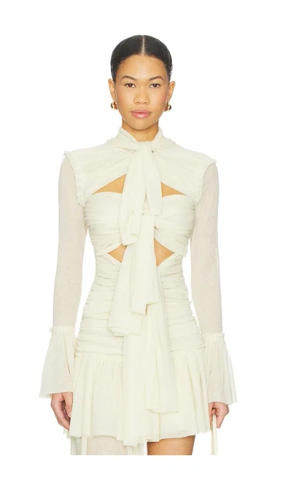 Siedres Luna Top In White