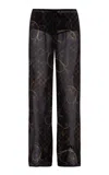 Siedres Manoce Printed Sheer Pants