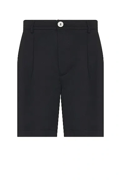 Siedres Melvin Pleated Short In Black