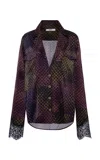 Siedres Micla Patchwork Satin Top