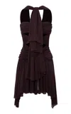 Siedres Milly Ruffled Cutout Dress
