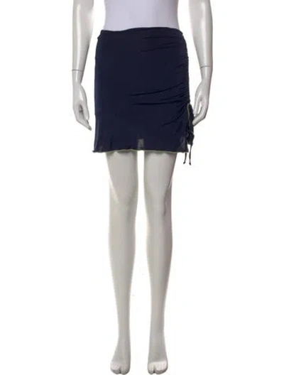 Pre-owned Siedres Mini Skirt In Blue