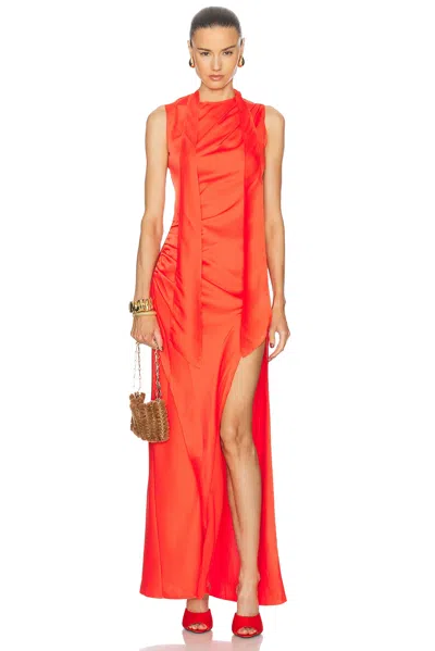 Siedres Narah Dress In Red
