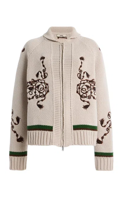 Siedres Siedrés Niasa Wool-blend Cardigan In Multi