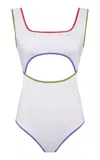 Siedres Nima Cut-out One-piece Swimsuit In Multi