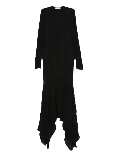 SIEDRES OLLE TEXTURED ASYMMETRIC DRESS