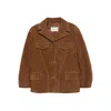 Siedres Button-up Flap-pockets Jacket In Brown