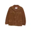 Siedres Button-up Flap-pockets Jacket In Brown
