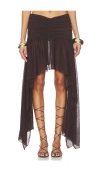 Siedres Pixie Skirt In Brown