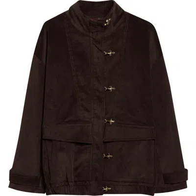 Siedres Siedrés Polca Stretch Corduroy Jacket In Brown