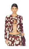Siedres Poli Cardigan In Brown