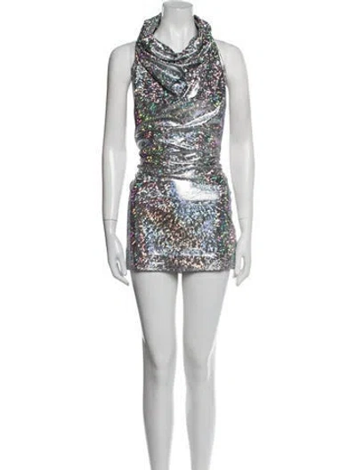 Pre-owned Siedres Printed Knee-length Dress W/ Tags