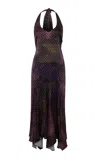 Siedres Raye Halter Satin Dress