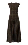 Siedres Renes Smocked Cotton Maxi Dress In Multi