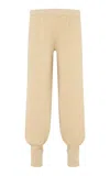 Siedres Rosena Knit Harem Pants In Off-white