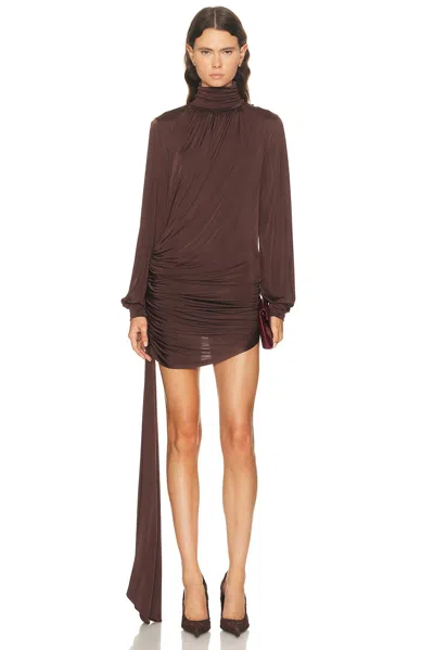 Siedres Selene Dress In Brown