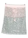 Siedres Sequin-embellished Drawstring Skirt In Multi