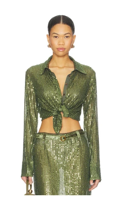 Siedres Sezanne Top In Green