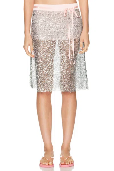 Siedres Shailene Skirt In Silver