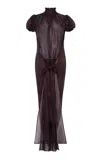 Siedres Siena Checkered Chiffon Dress